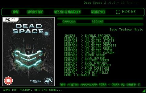 dead space 2 pc trainer